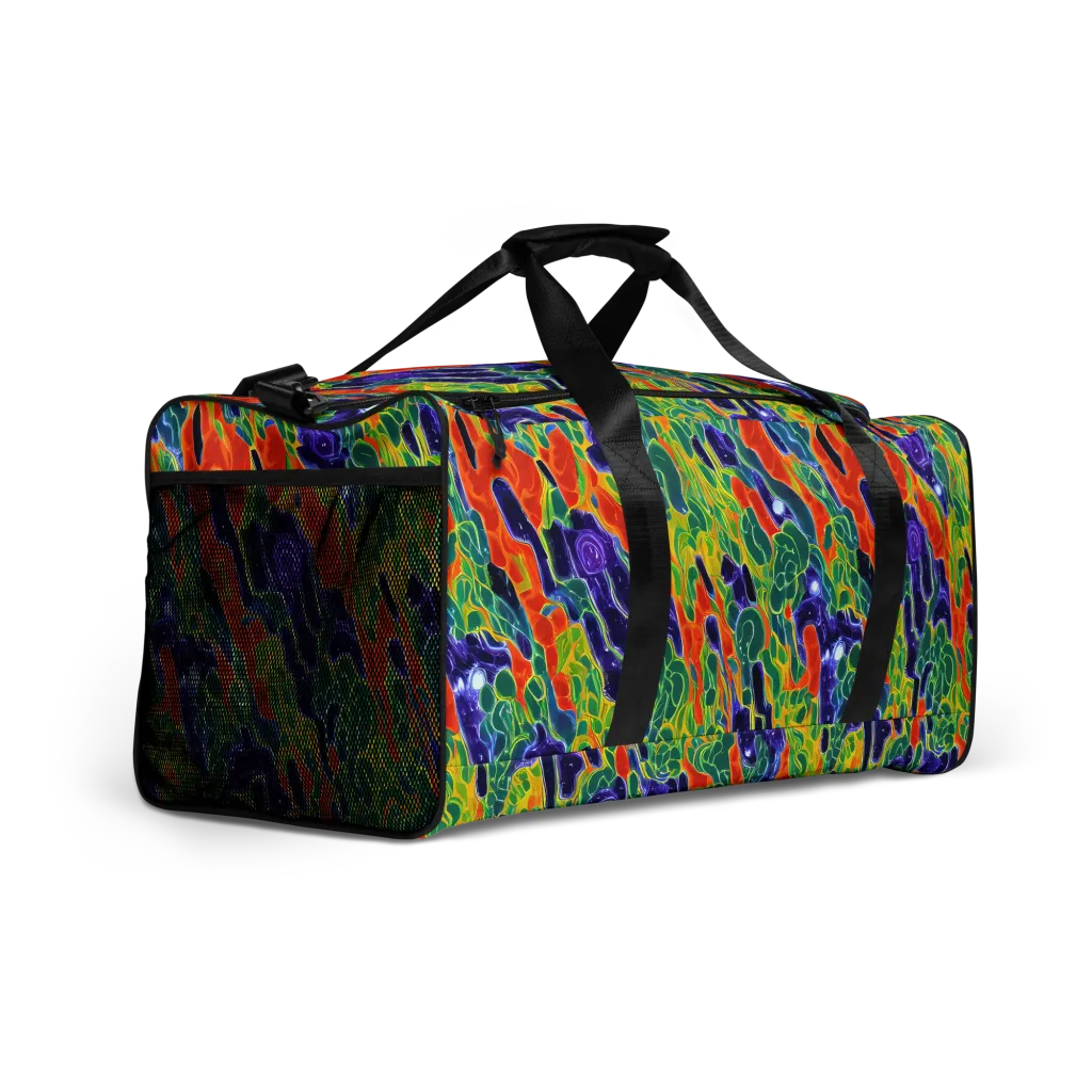 Liquid Tropics on Duffle Bag — Right Front