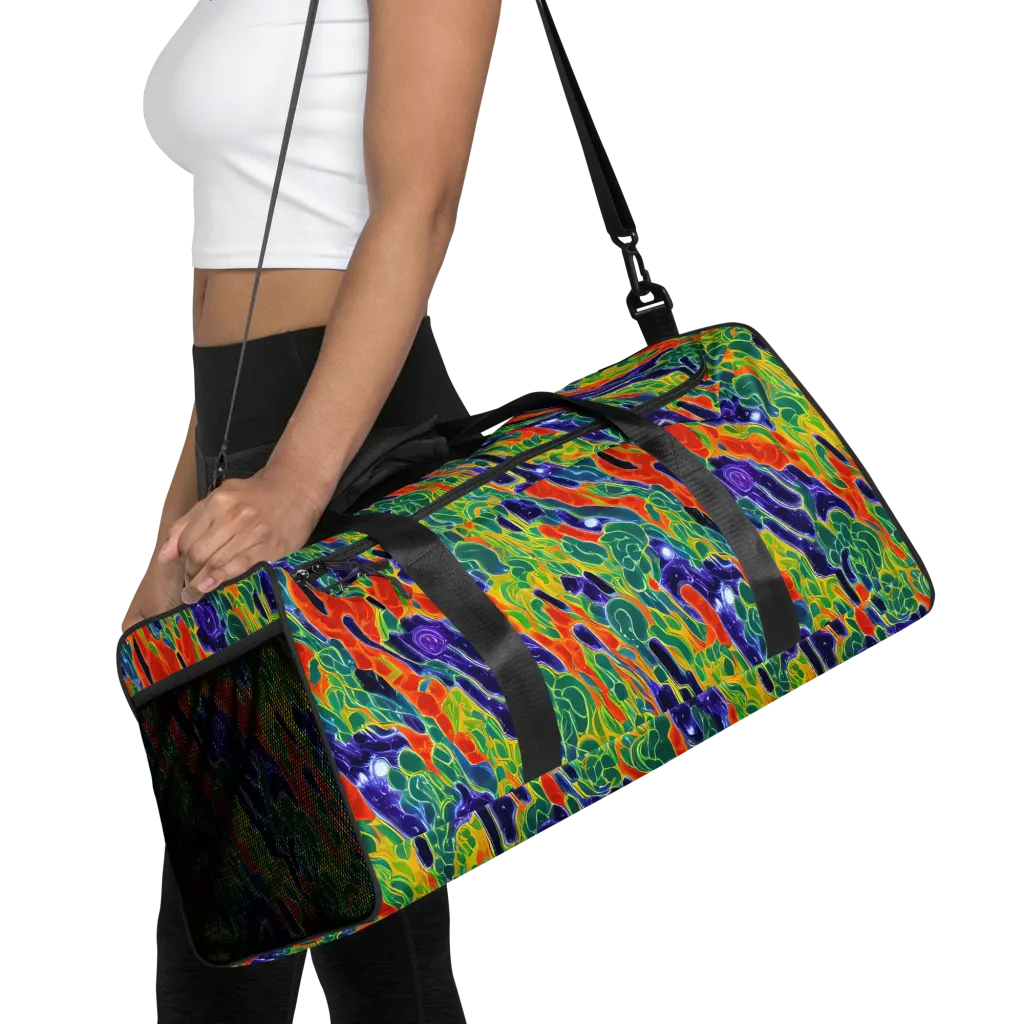 Liquid Tropics on Duffle Bag — Front