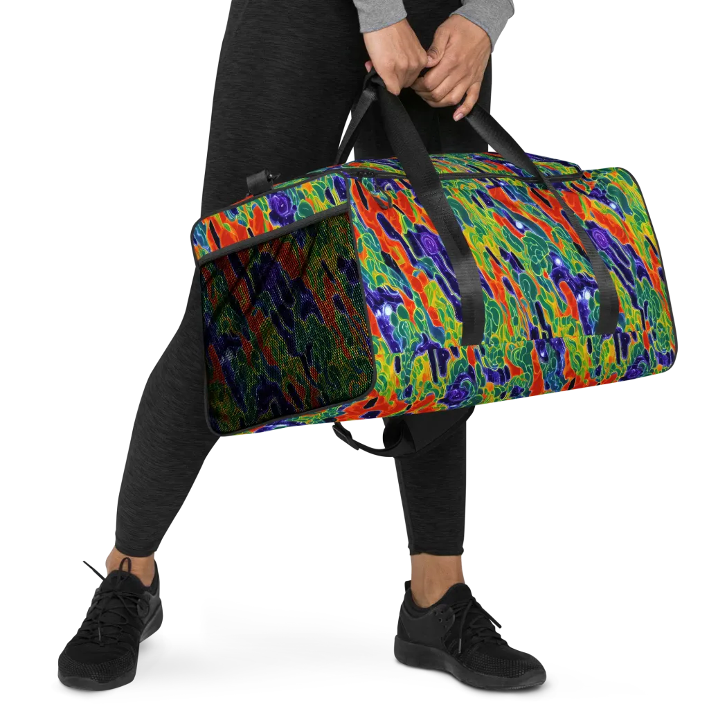 Liquid Tropics on Duffle Bag — Right Front