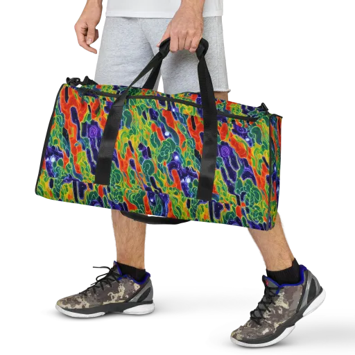 Liquid Tropics on a Duffle Bag