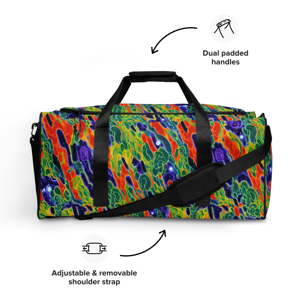 Liquid Tropics on Duffle Bag — Front