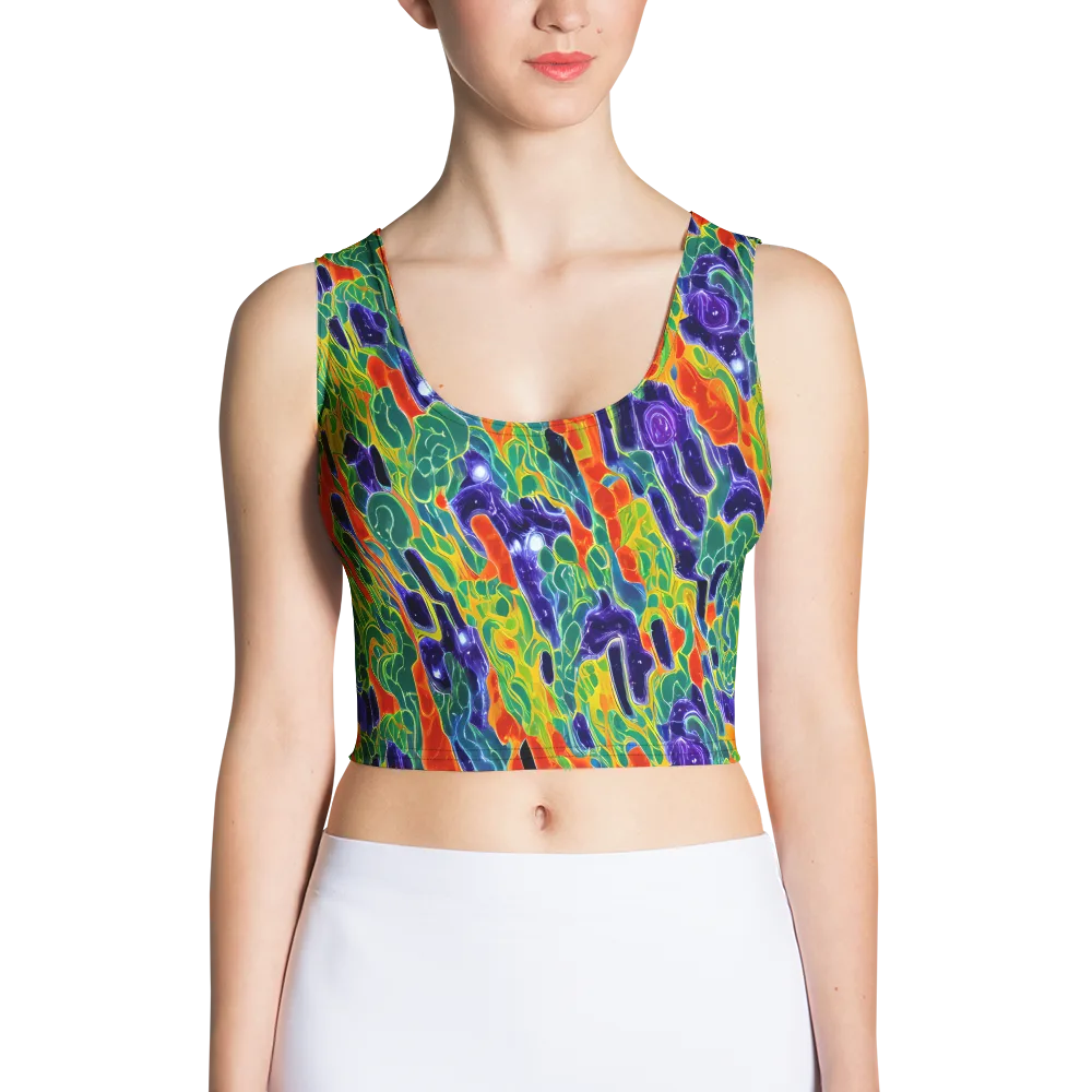 Liquid Tropics on Crop Top — Front
