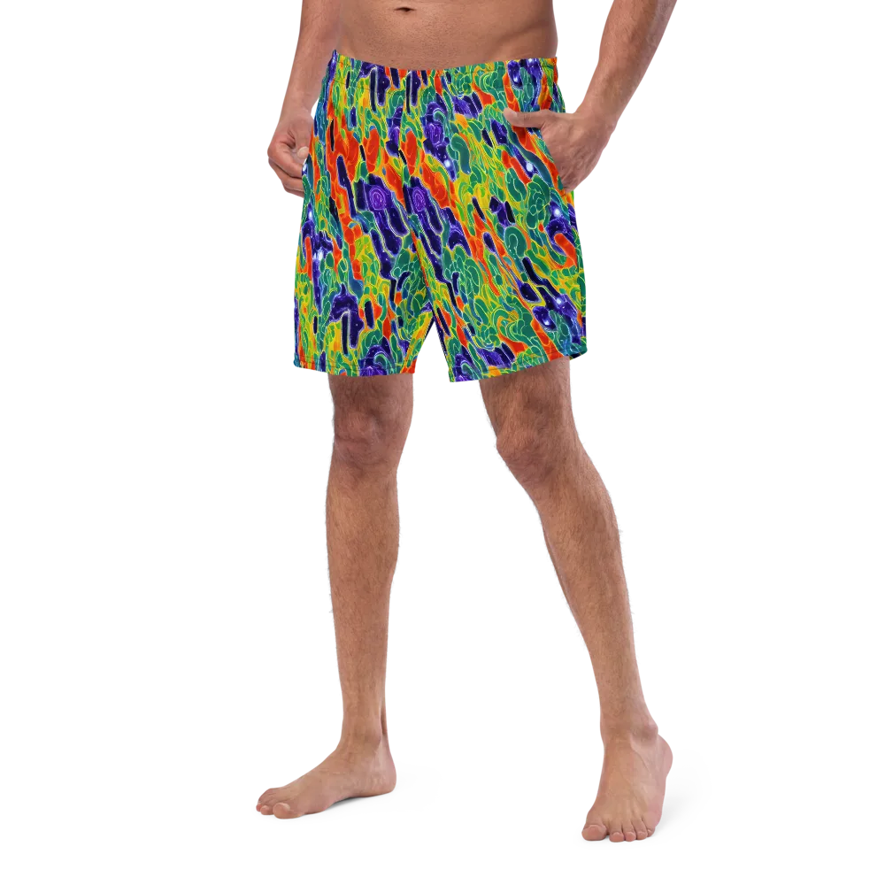 Liquid Tropics on Swim Trunks — Left Front