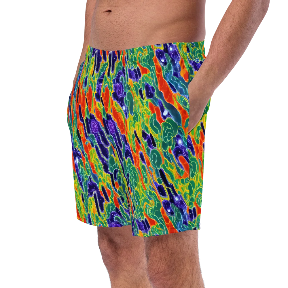 Liquid Tropics on Swim Trunks — Left Front