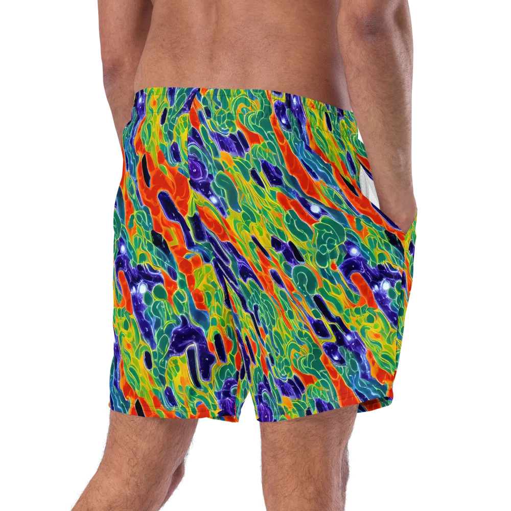 Liquid Tropics on Swim Trunks — Right Back