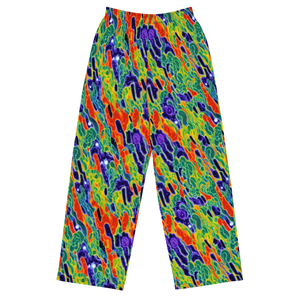 Liquid Tropics on Wide-Leg Pants — Front