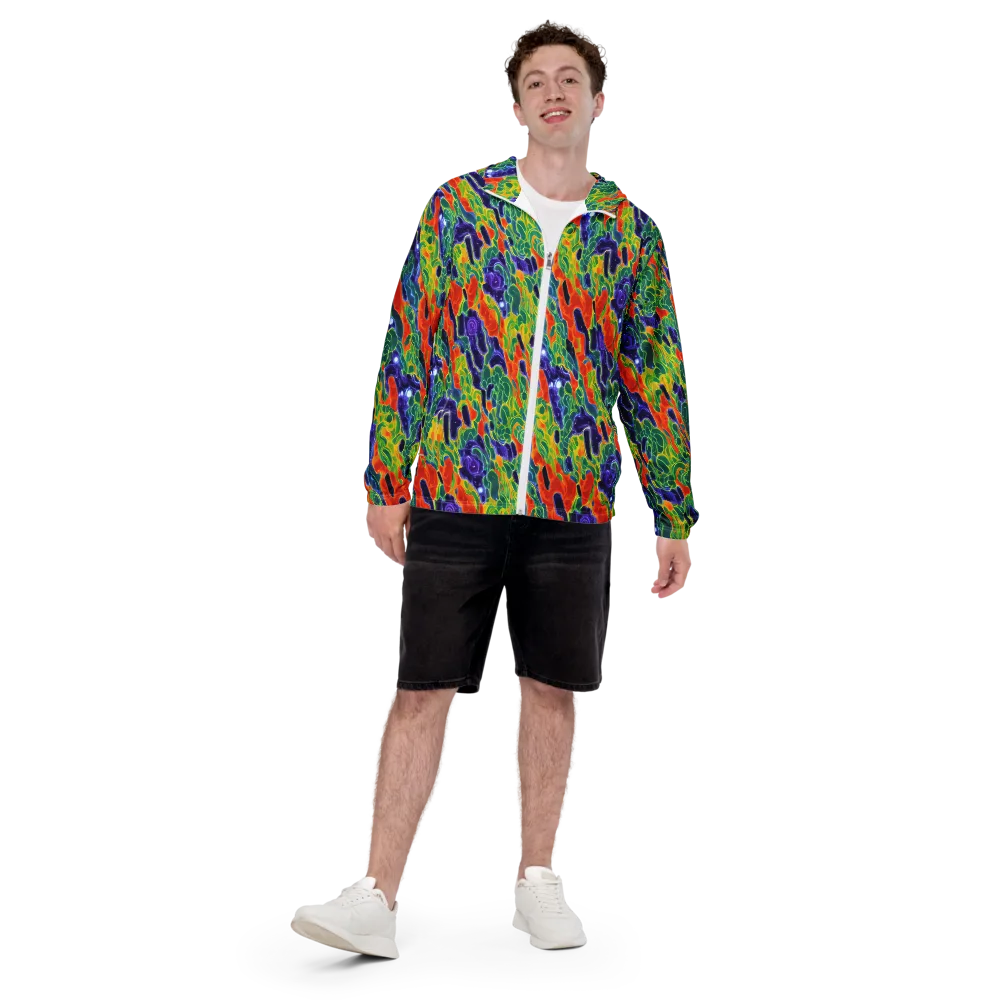 Liquid Tropics on Men's Windbreaker — Front
