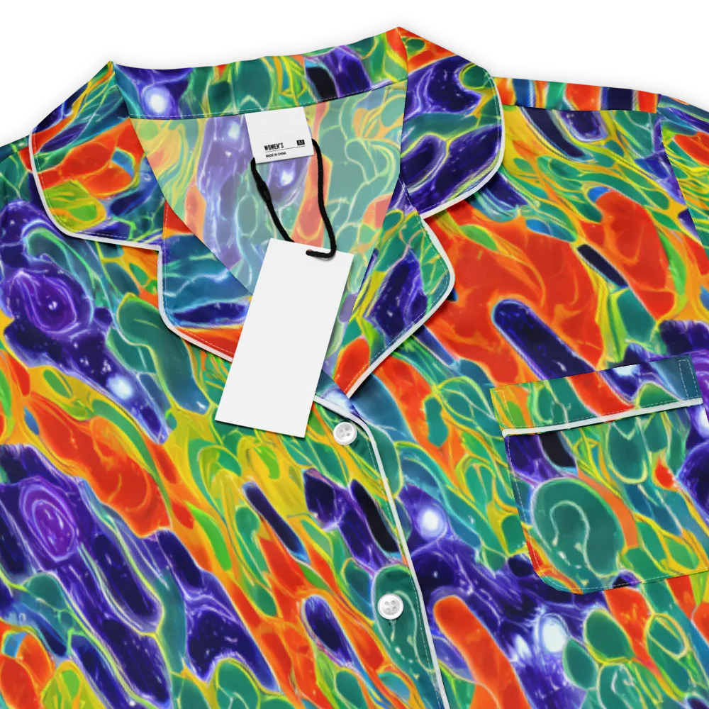 Liquid Tropics on Women's Short Sleeve Pajama Top — Product details