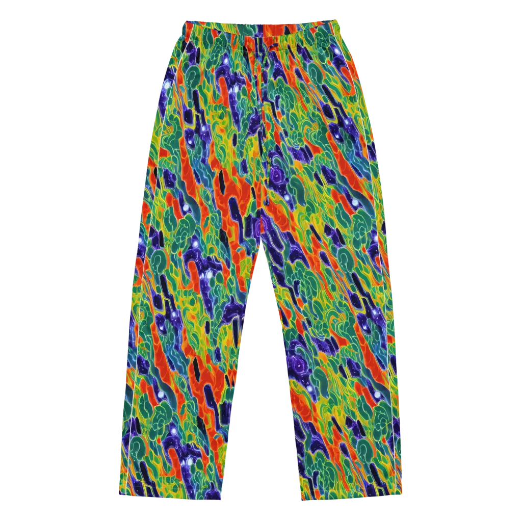 Liquid Tropics on Women's Pajama Pants — Front