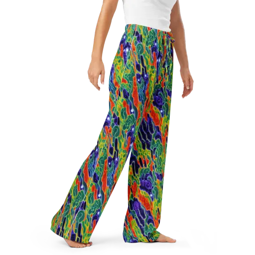 Liquid Tropics on a Women's Pajama Pants