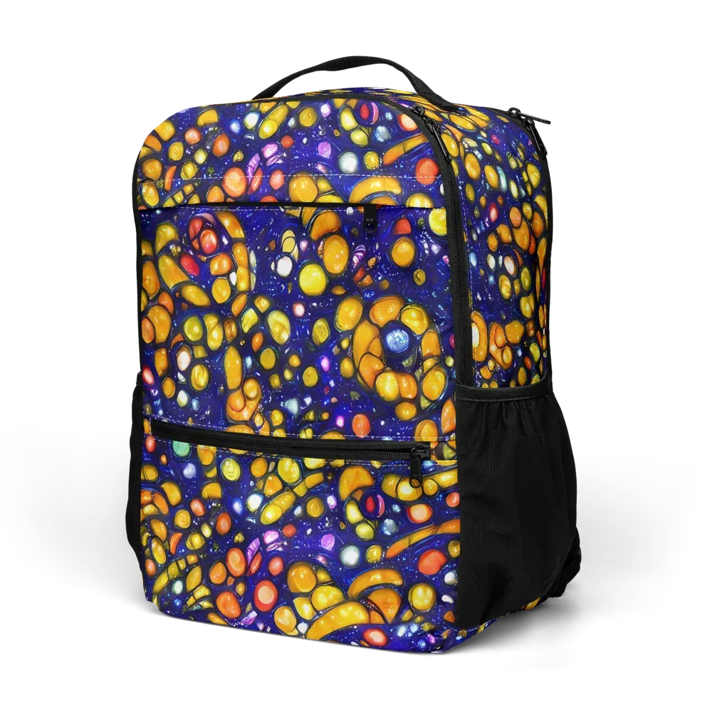 Ultramarine Carnival on Utility Backpack — Left Front