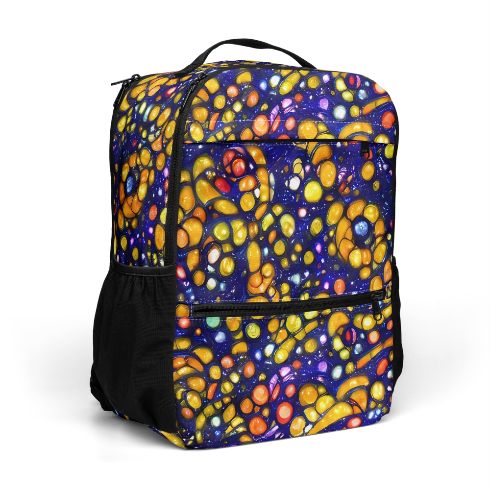 Ultramarine Carnival on Utility Backpack — Right Front