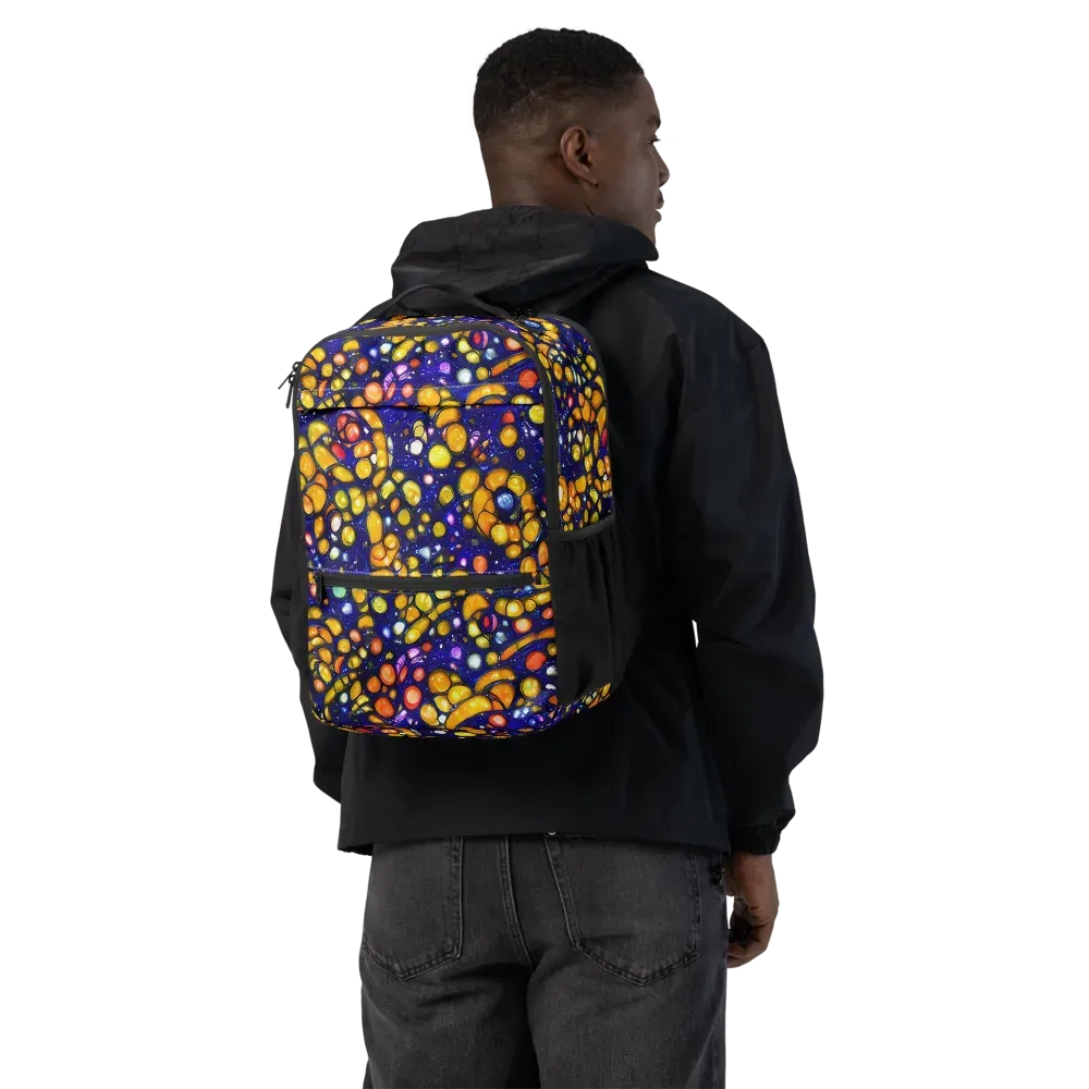 Ultramarine Carnival on Utility Backpack — Back
