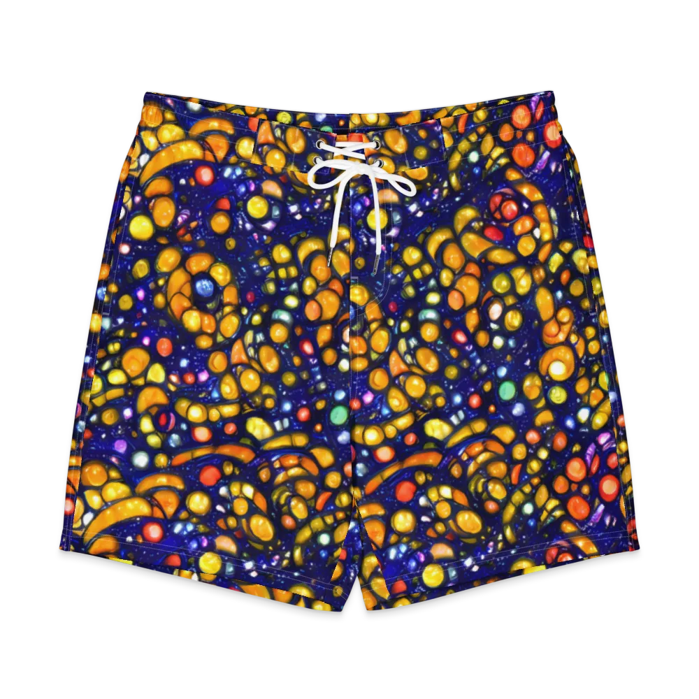 Ultramarine Carnival on Men's Board Shorts — Front