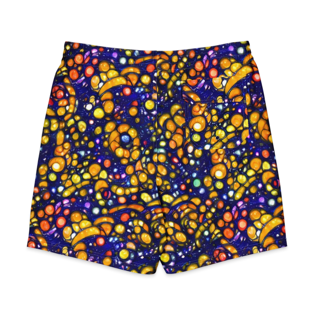 Ultramarine Carnival on Men's Board Shorts — Back