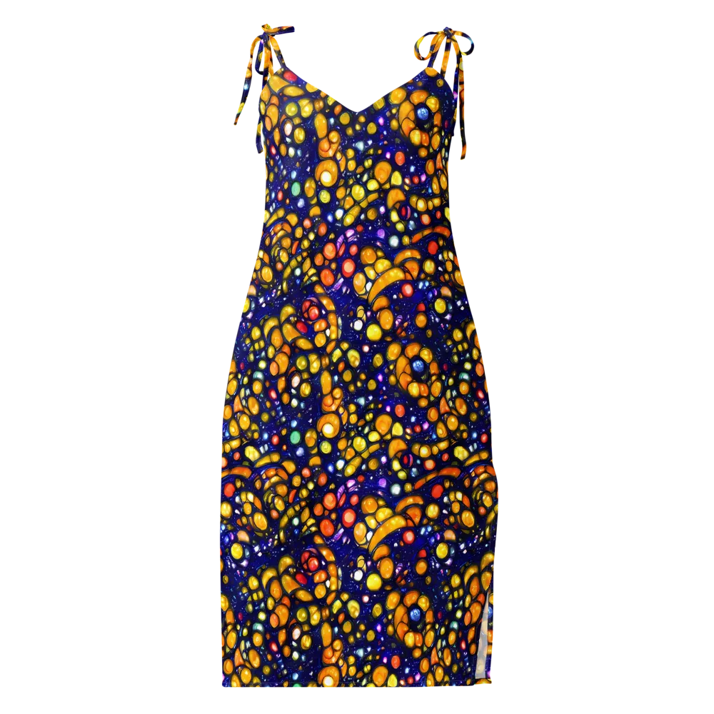 Ultramarine Carnival on Slip Dress — Front