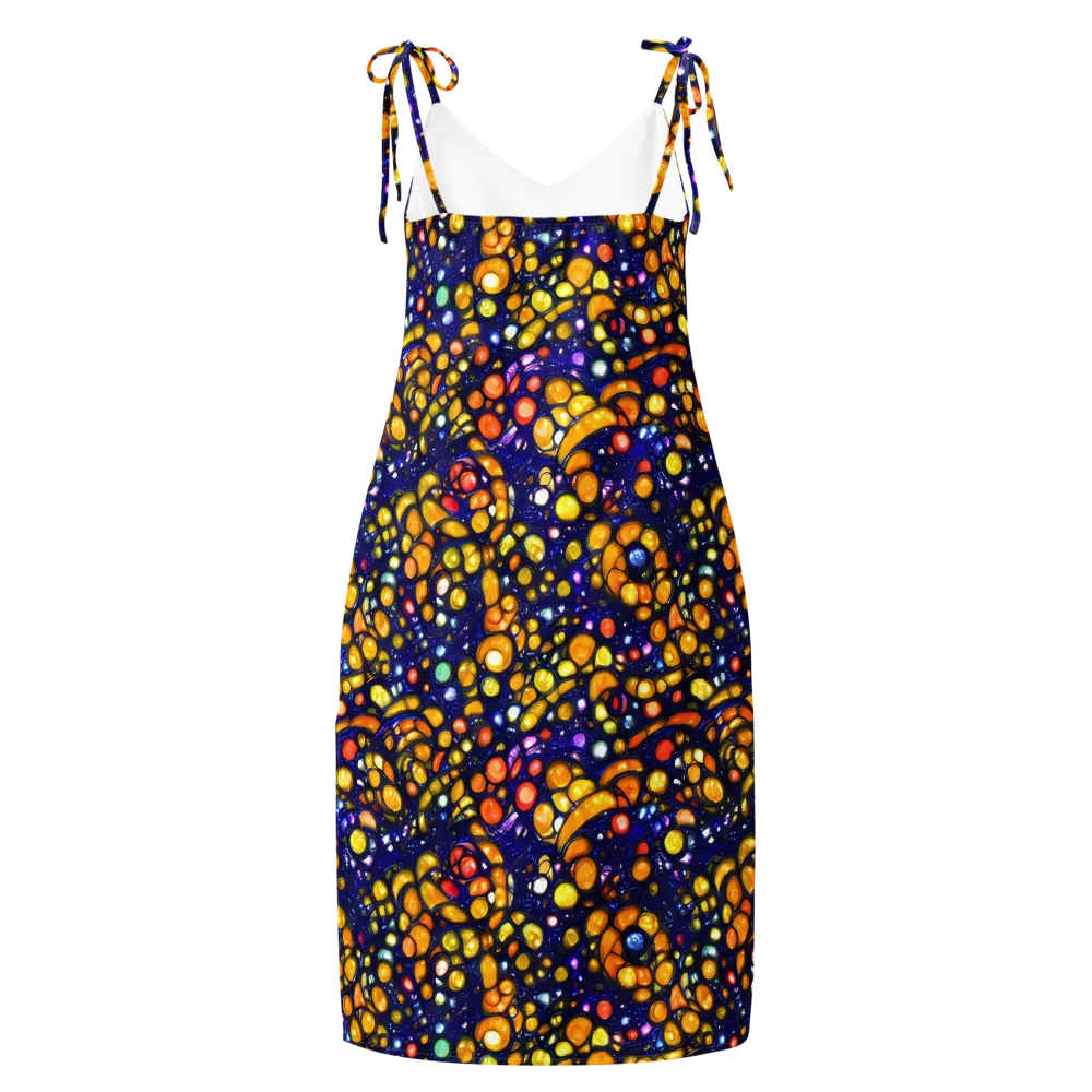 Ultramarine Carnival on Slip Dress — Back
