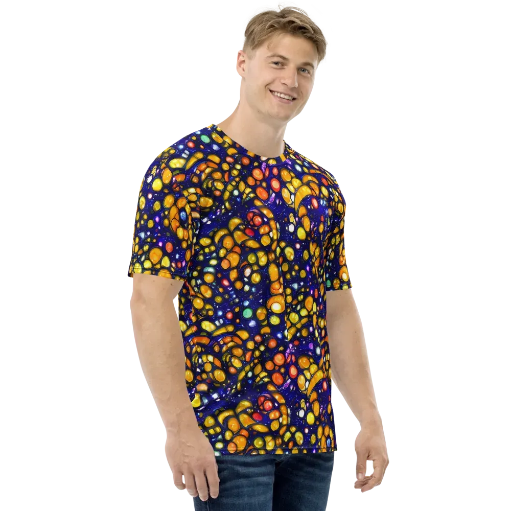 Ultramarine Carnival on Men's Crew Neck T-Shirt — Right