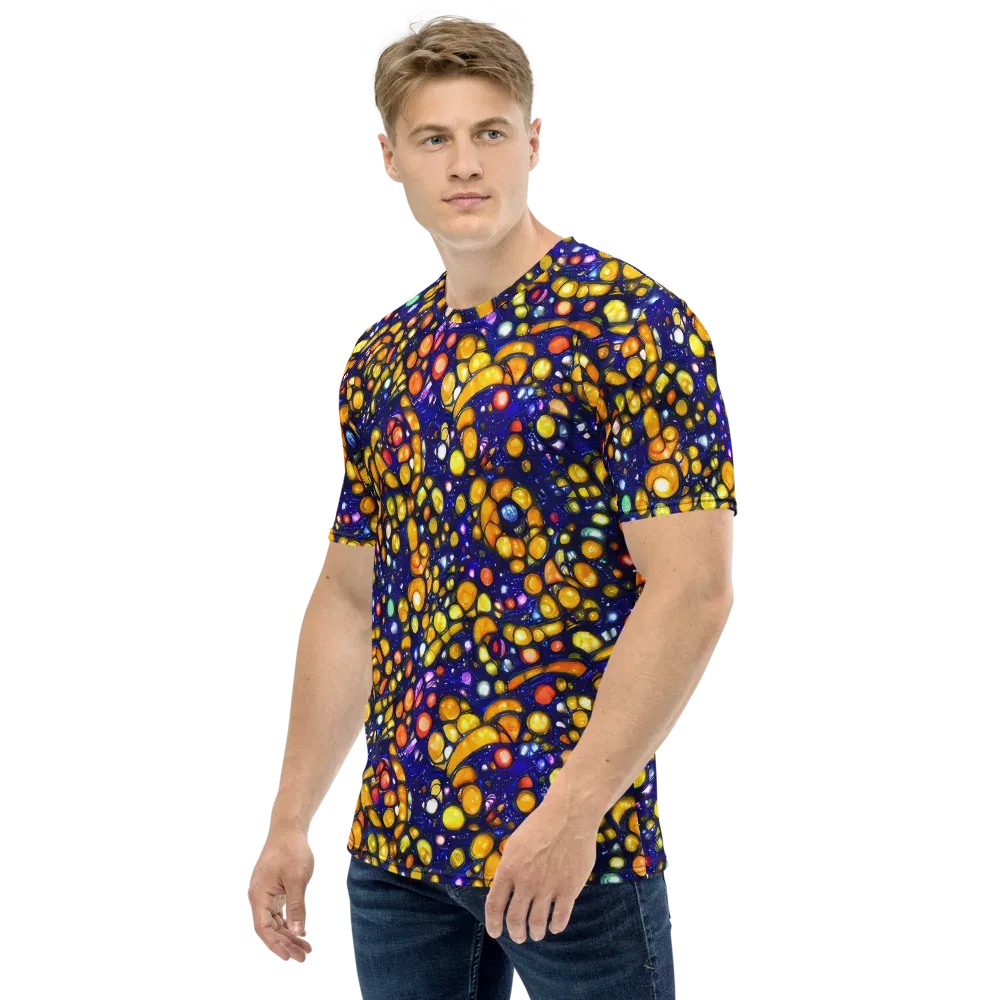 Ultramarine Carnival on Men's Crew Neck T-Shirt — Left