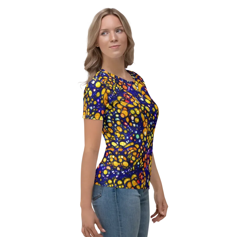 Ultramarine Carnival on Women's Crew Neck T-Shirt — Right