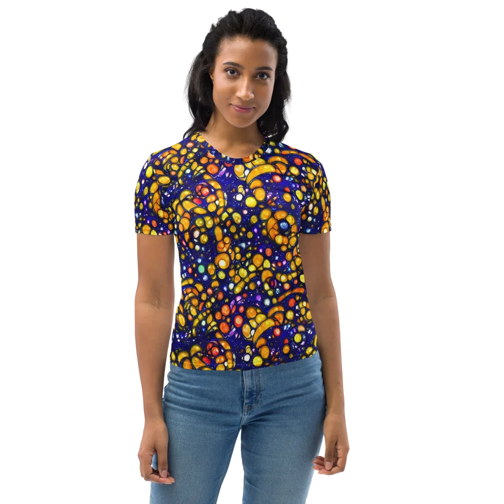 Ultramarine Carnival on Women's Crew Neck T-Shirt — Front