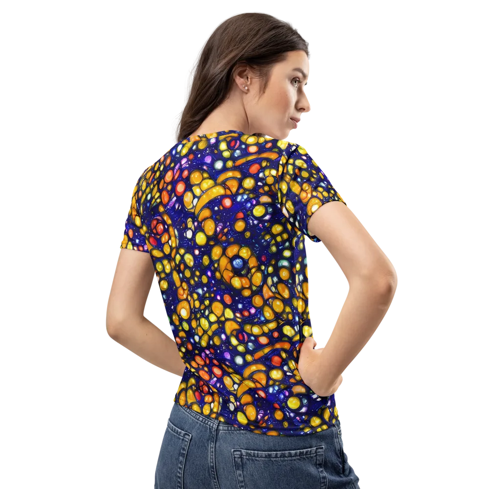 Ultramarine Carnival on Women's Crew Neck T-Shirt — Back