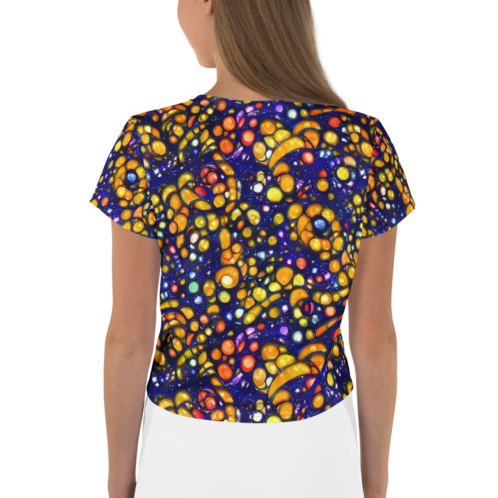 Ultramarine Carnival on Crop Tee — Back