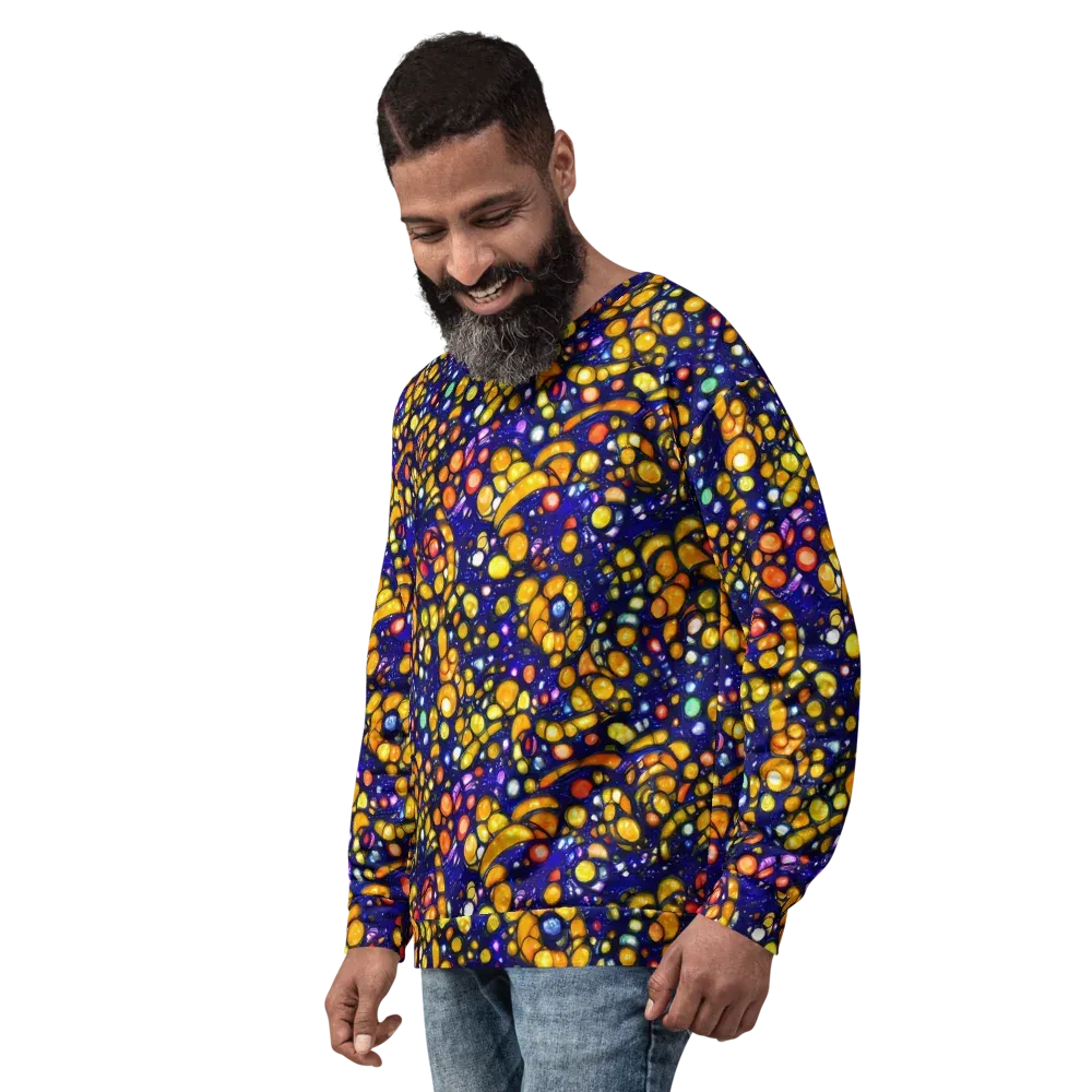 Ultramarine Carnival on Sweatshirt — Left Front