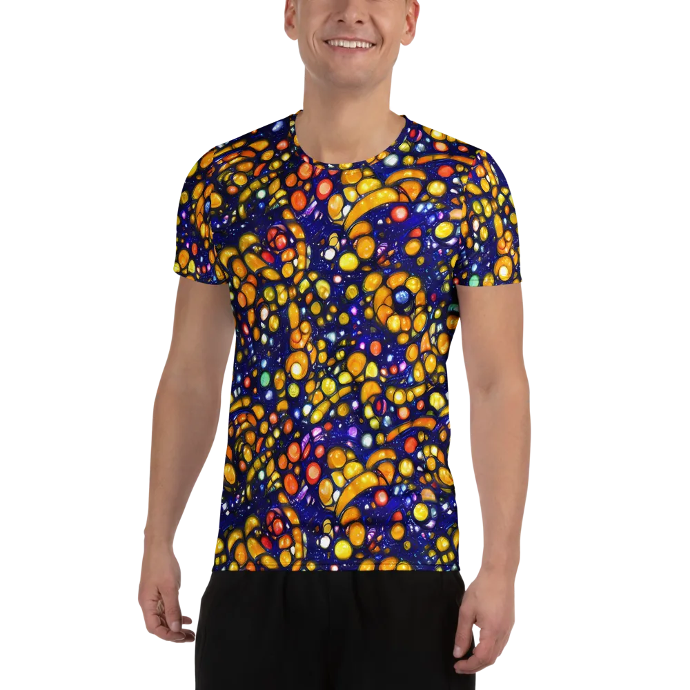 Ultramarine Carnival on Men's Athletic T-Shirt — Front