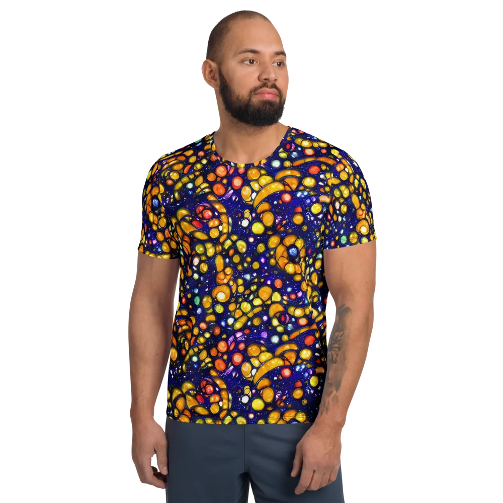 Ultramarine Carnival on Men's Athletic T-Shirt — Front