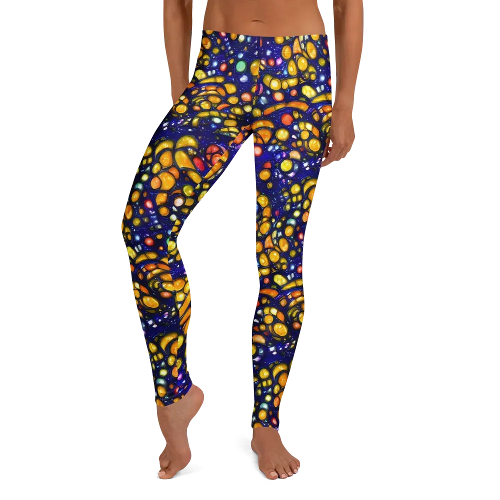 Ultramarine Carnival on Leggings — Front