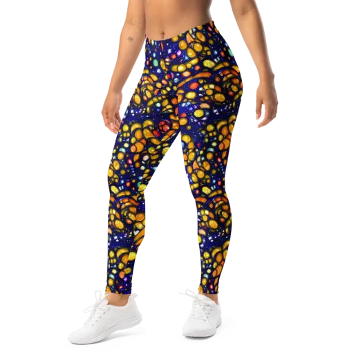 Ultramarine Carnival on a Leggings