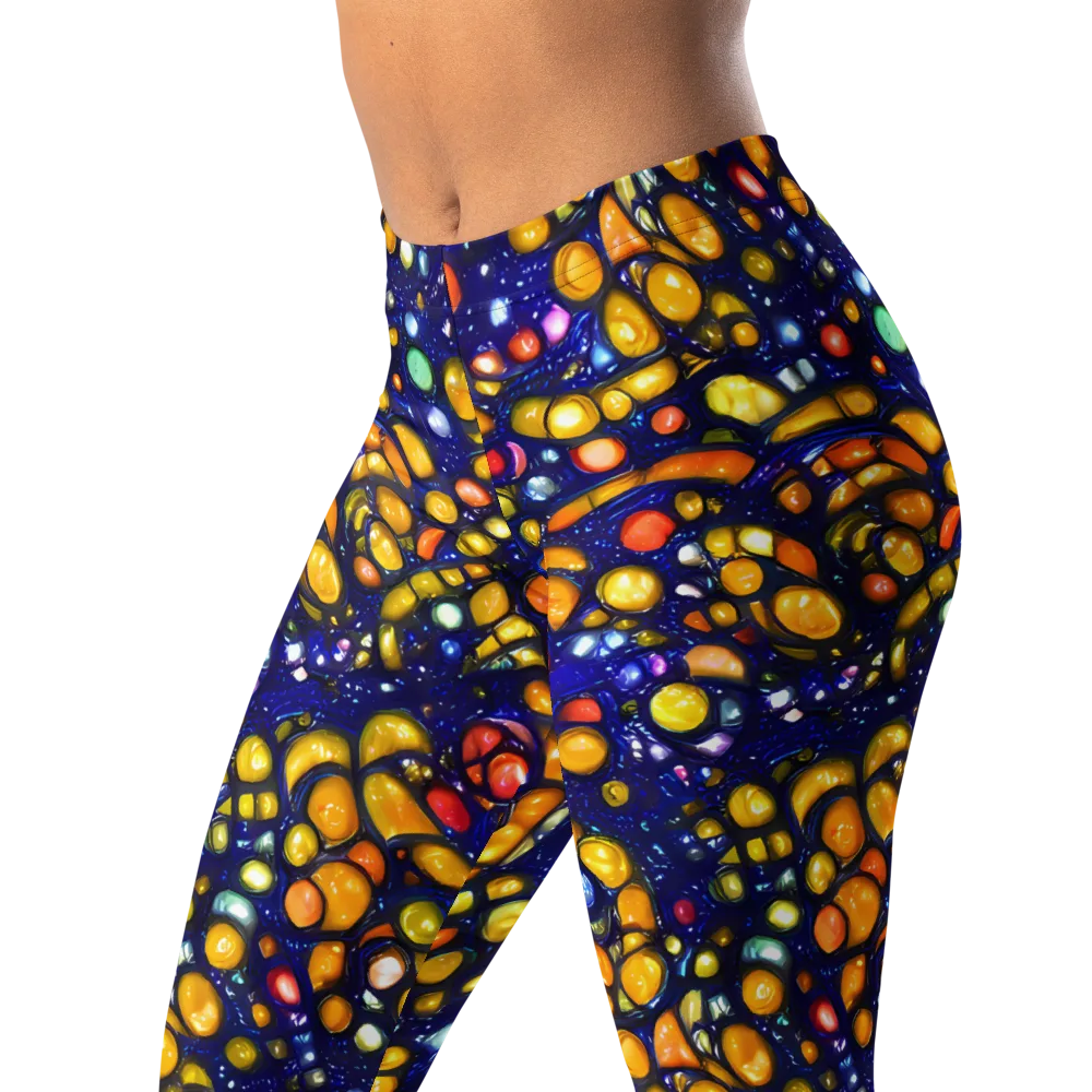 Ultramarine Carnival on Leggings — Left Front
