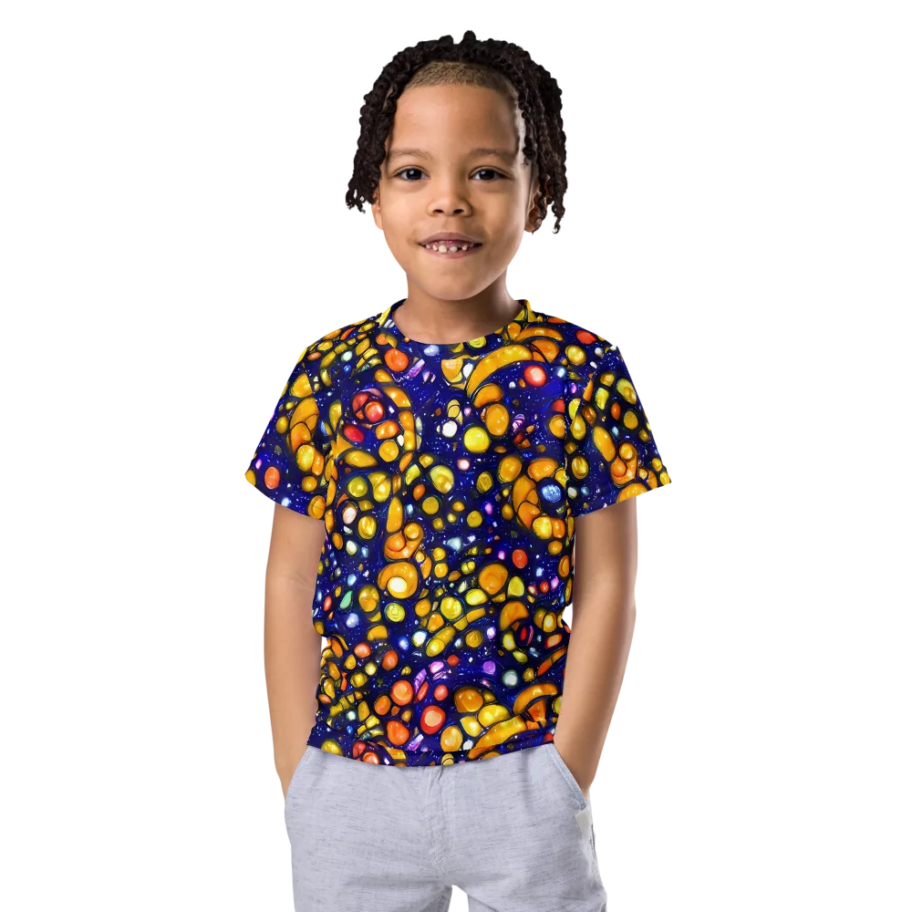 Ultramarine Carnival on Kids Crew Neck T-Shirt — Front