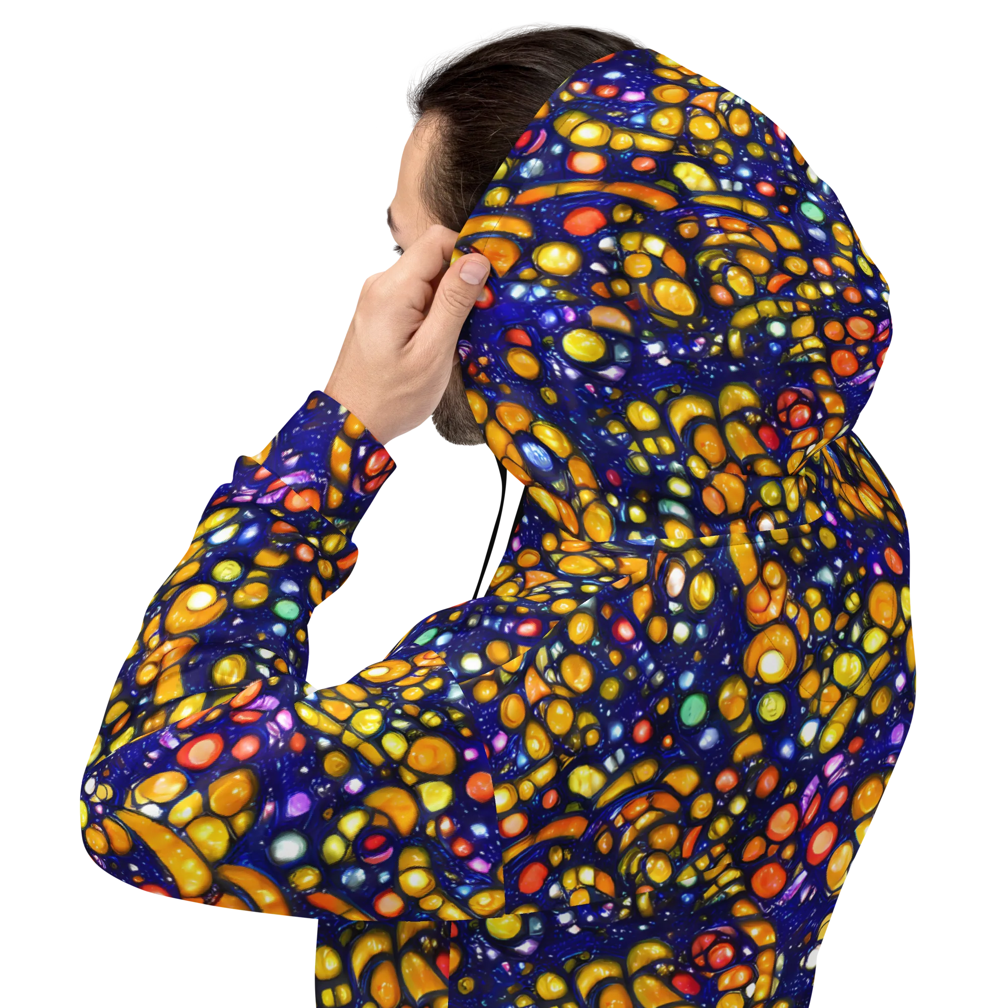 Ultramarine Carnival on Hoodie — Back