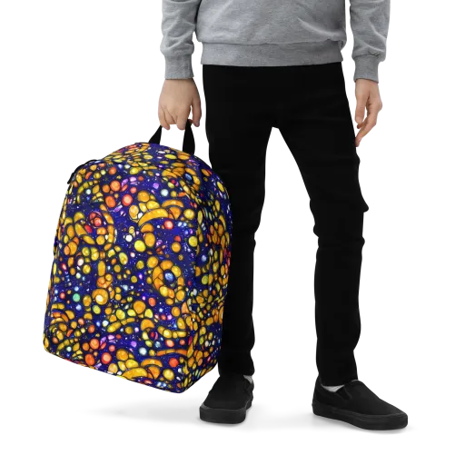 Ultramarine Carnival on a Minimalist Backpack