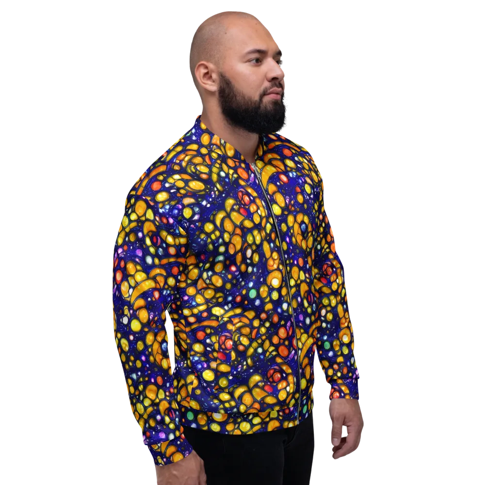 Ultramarine Carnival on Bomber Jacket — Right