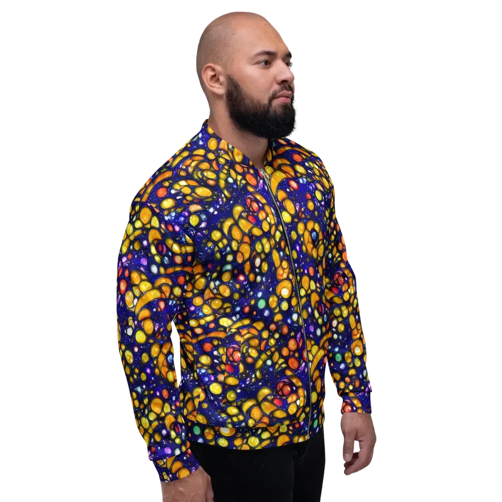 Ultramarine Carnival on Bomber Jacket — Right