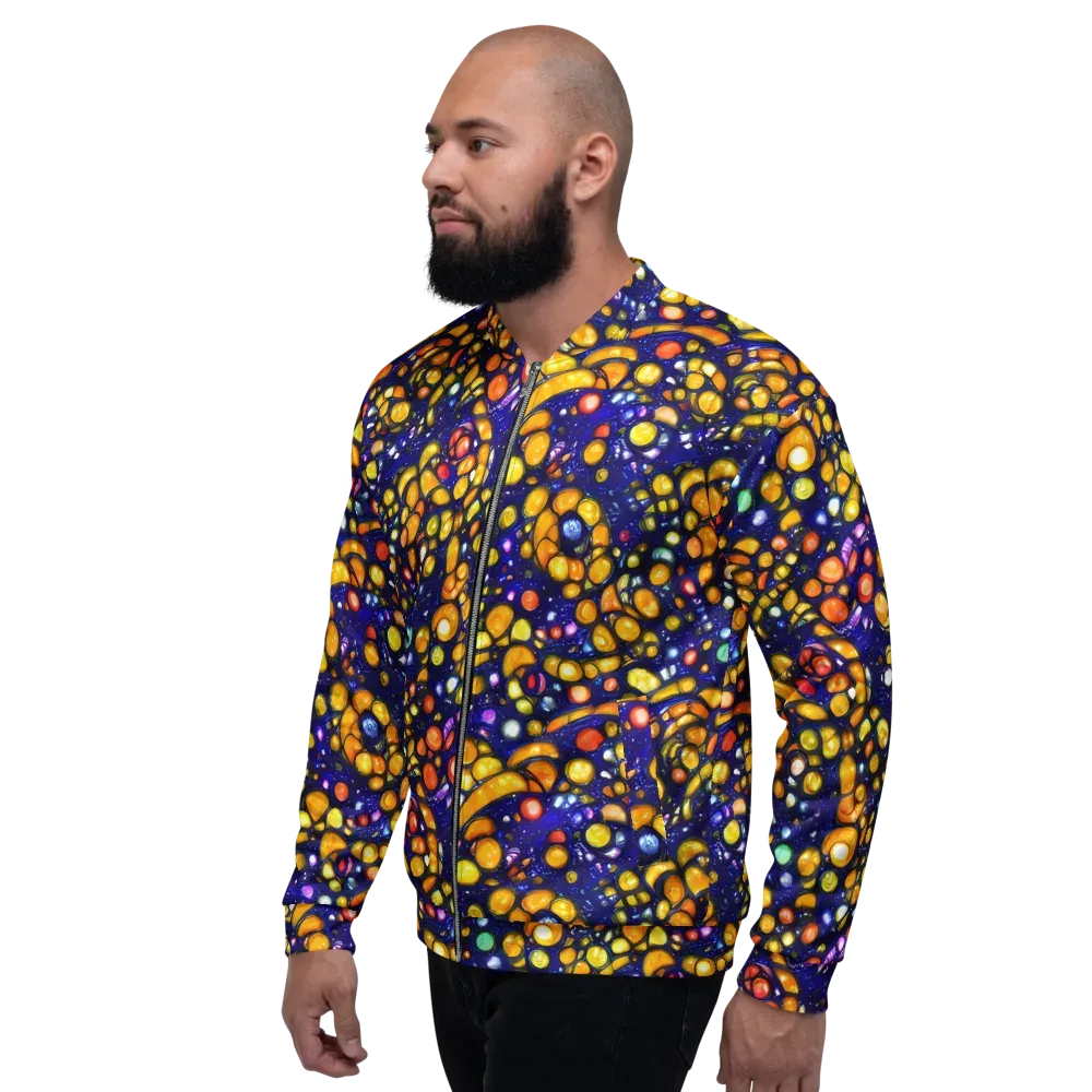 Ultramarine Carnival on Bomber Jacket — Left