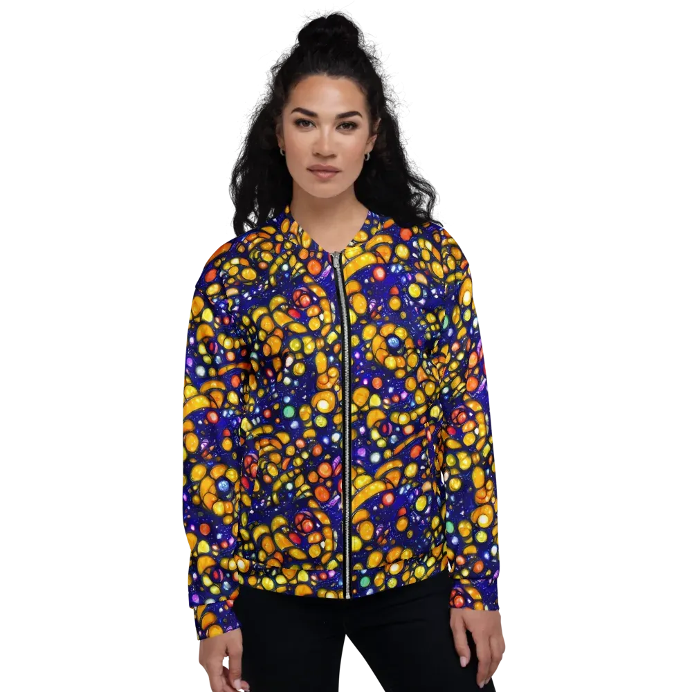 Ultramarine Carnival on Bomber Jacket — Front