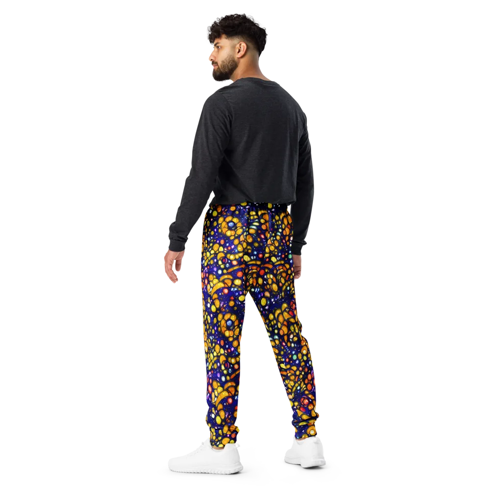 Ultramarine Carnival on Men's Joggers — Back