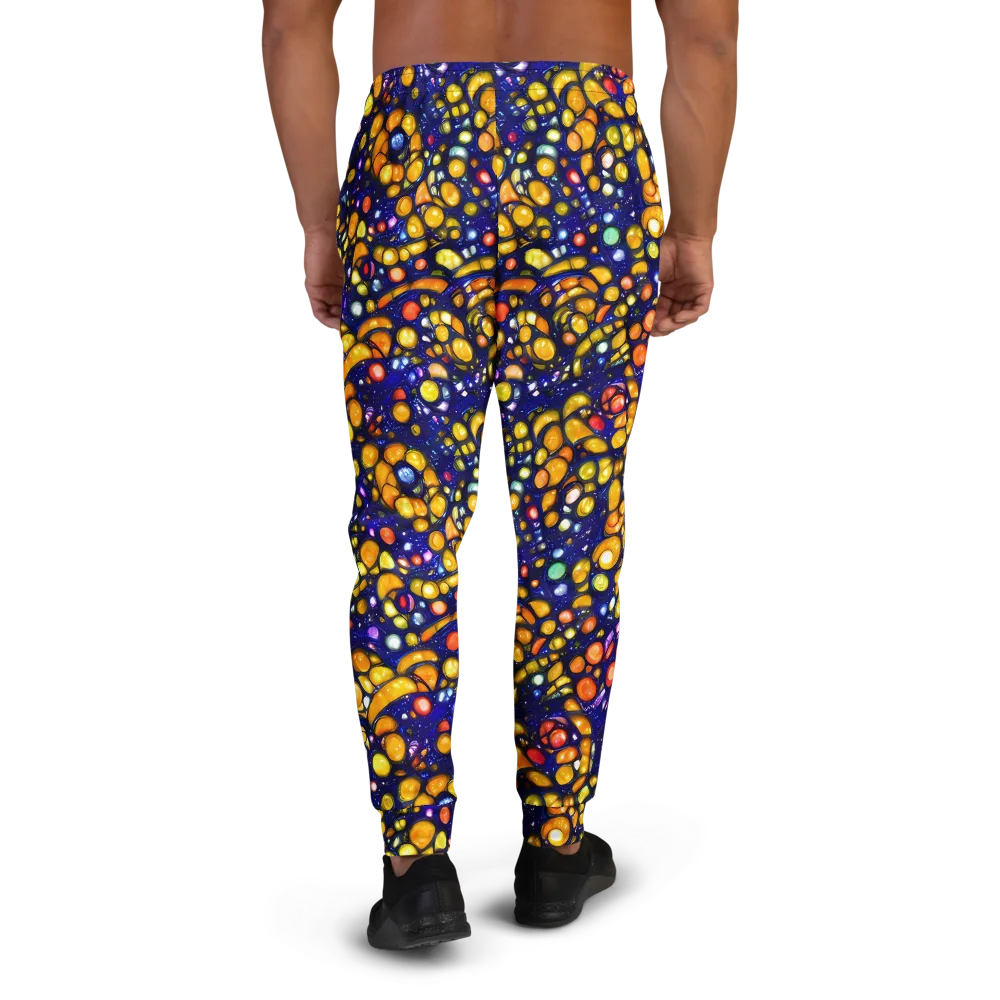 Ultramarine Carnival on Men's Joggers — Back
