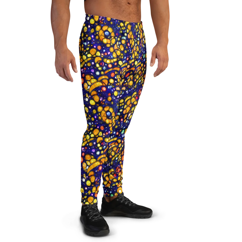 Ultramarine Carnival on Men's Joggers — Right