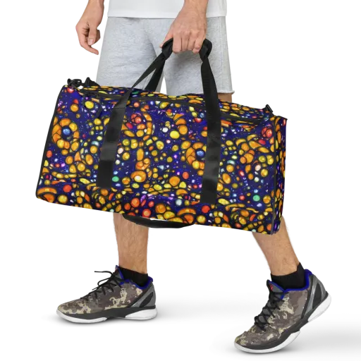 Ultramarine Carnival on a Duffle Bag