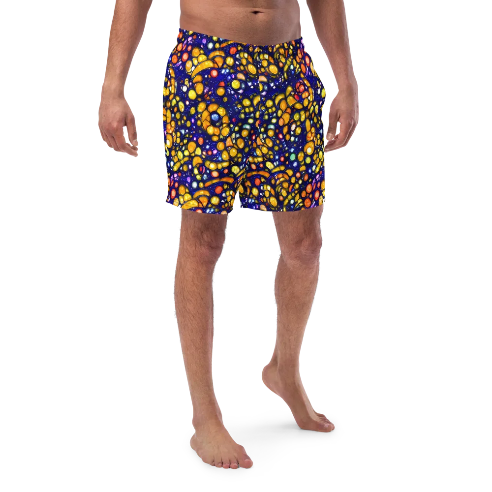 Ultramarine Carnival on Swim Trunks — Front