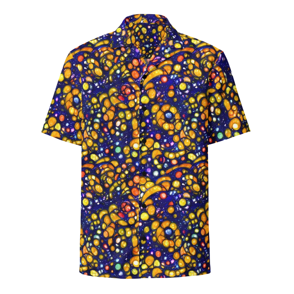 Ultramarine Carnival on Button Shirt — Front