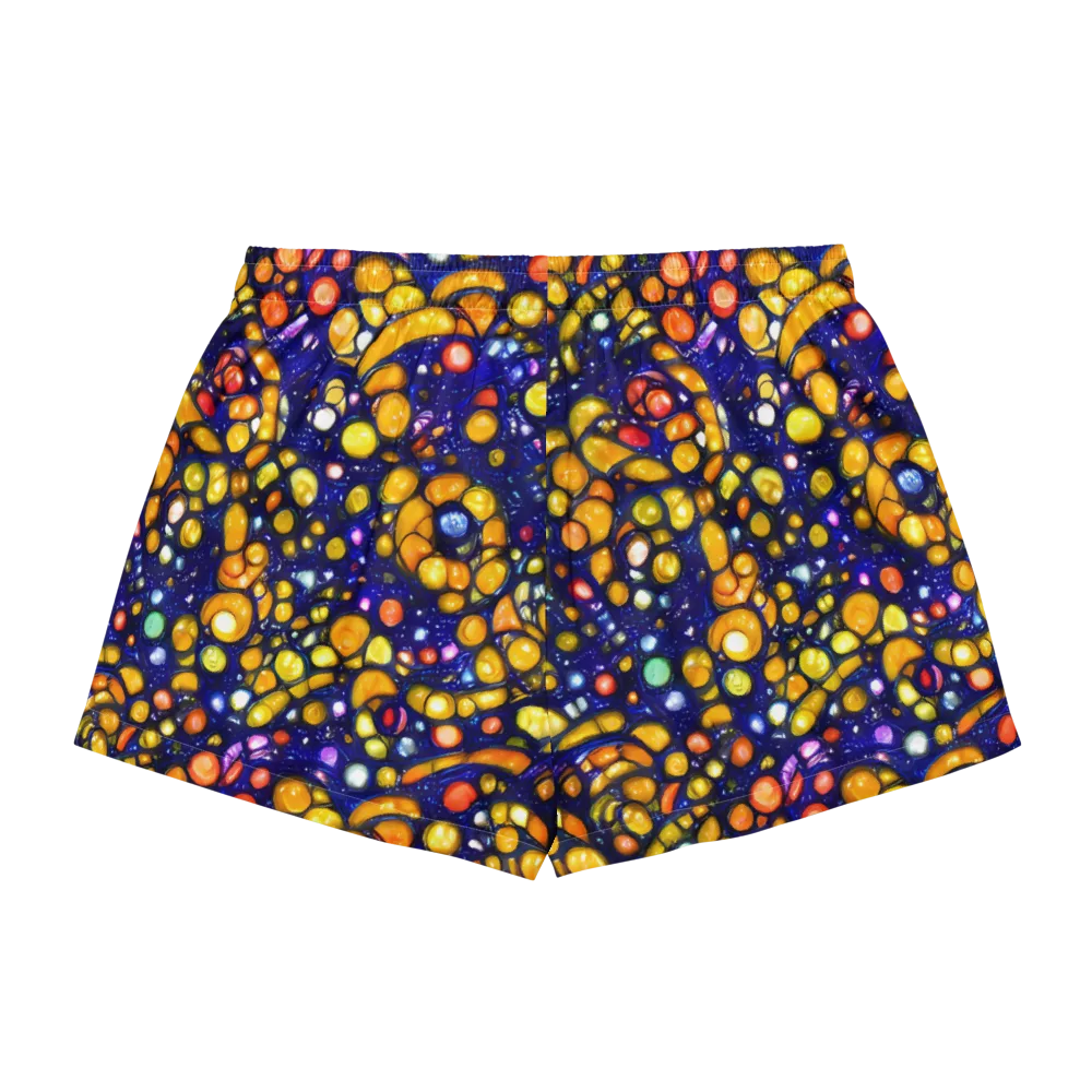Ultramarine Carnival on Women's Pajama Shorts — Back