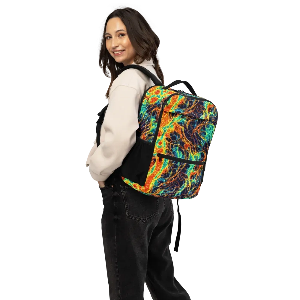 Molten Aurora on Utility Backpack — Back