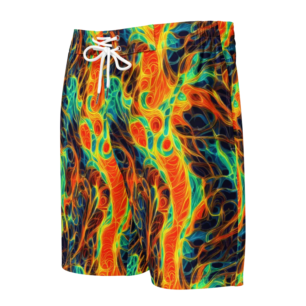 Molten Aurora on Men's Board Shorts — Front