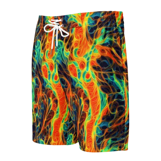 Molten Aurora on a Men's Board Shorts